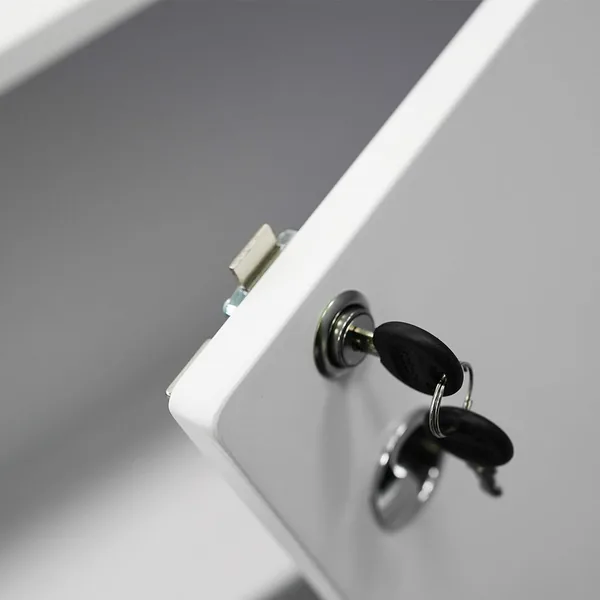 Serrure à clé d’une porte arrière du comptoir Light & Lock